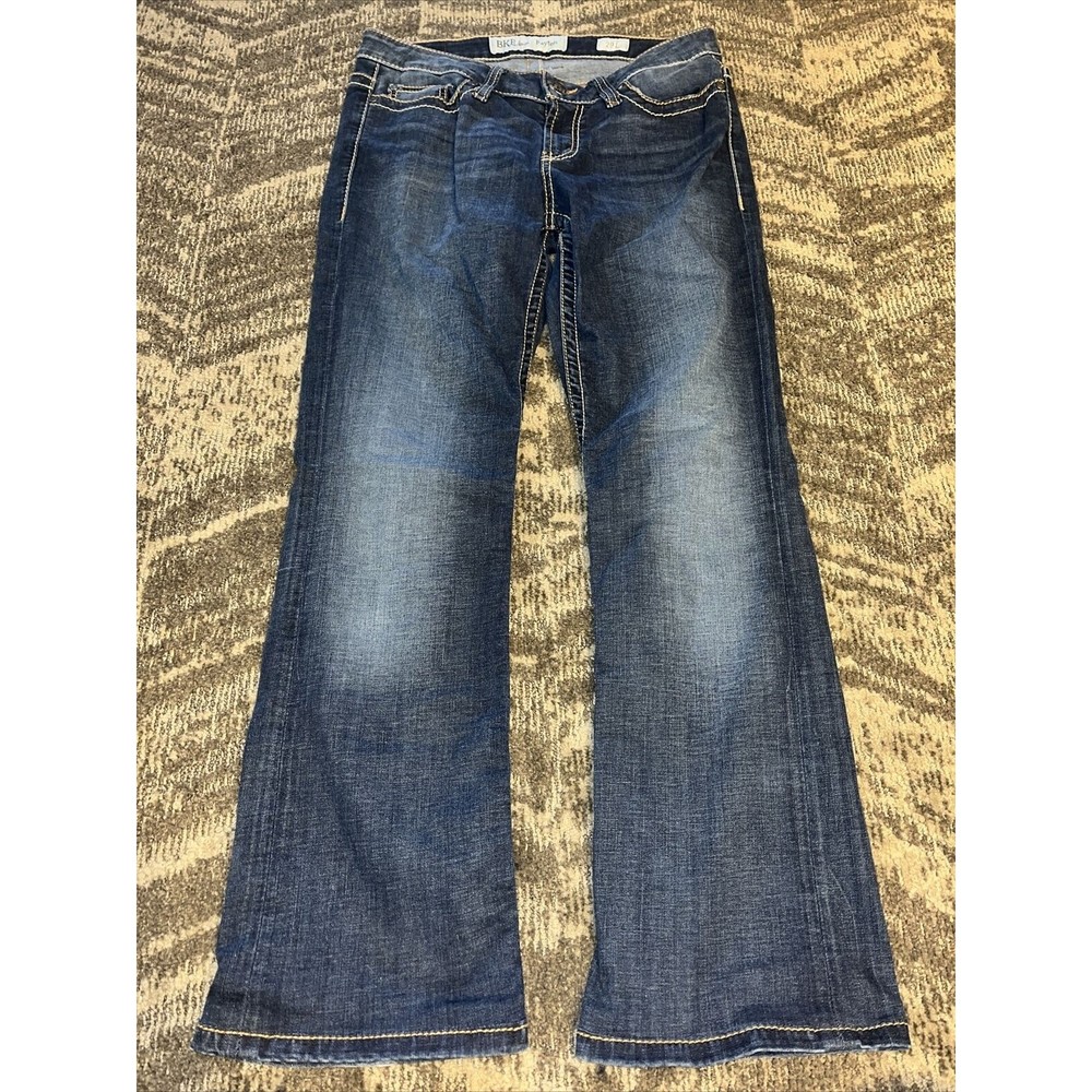 BKE Denim Buckle Jeans Payton Straight Dark Wash Size 29L (29 x 29) EUC